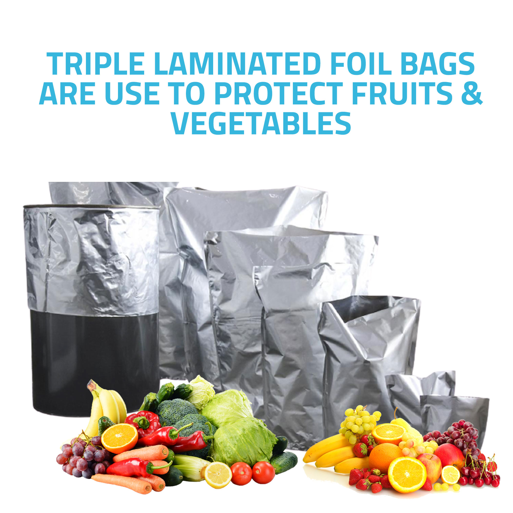 Triple Laminated Aluminum Foil Bag