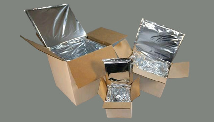 Triple Laminated Packs Inner Liner in Carton Boxes