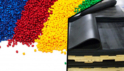 Triple Laminated Packs Rubber Compounds And Polymer Granules